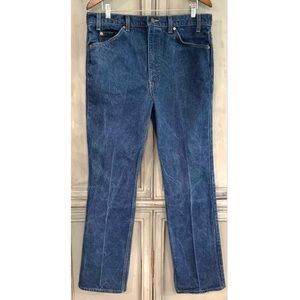 Levi's 517 Vintage Orange Tab Jeans Tag 36x34 Actual 35x33